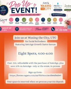 Spa Pop-up! 08/28, 4-6.